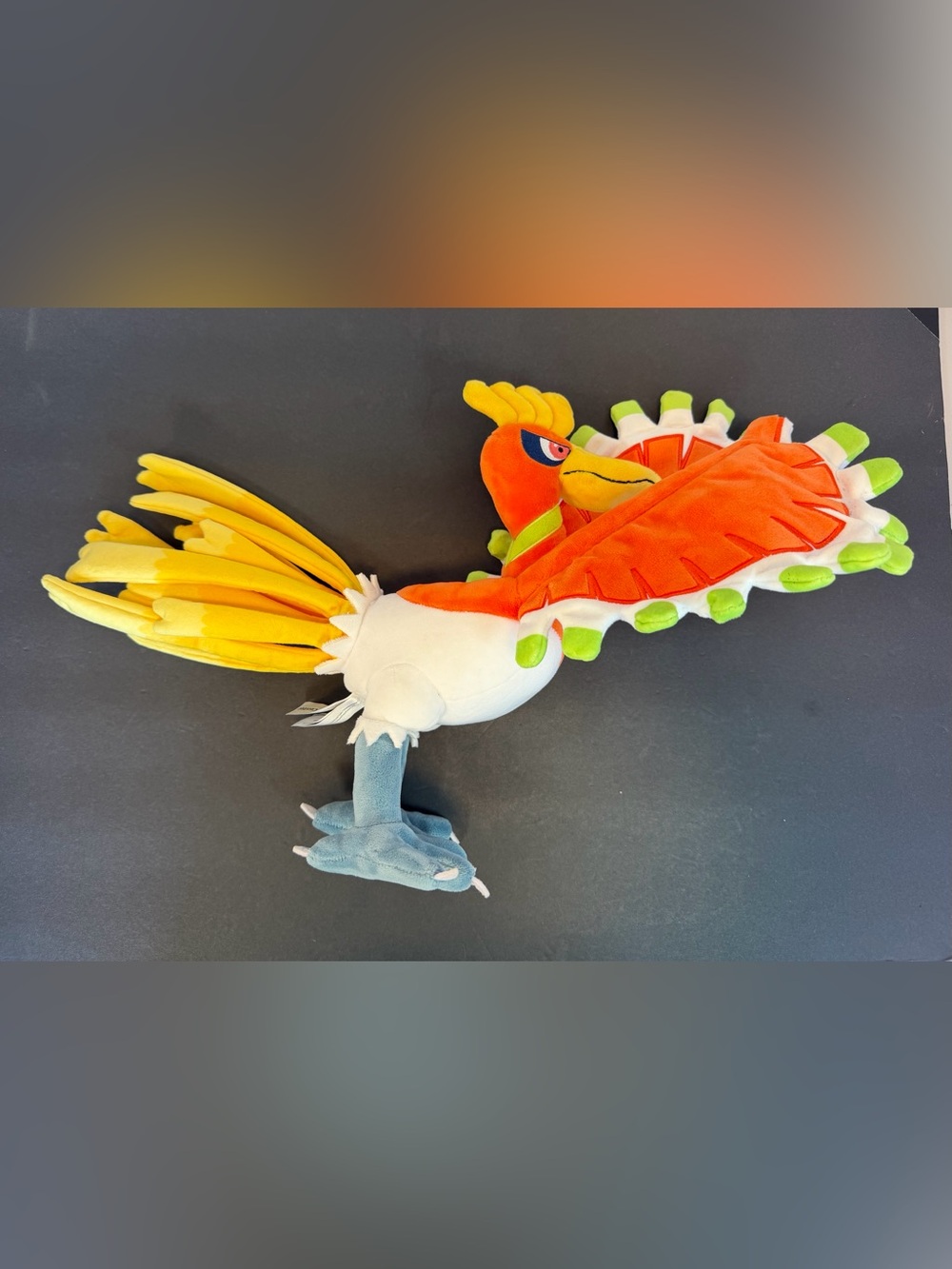 Pokemon Center Ho-Oh Plush 2019 Japan Exclusive Large 15in Posable Preowned EUC
